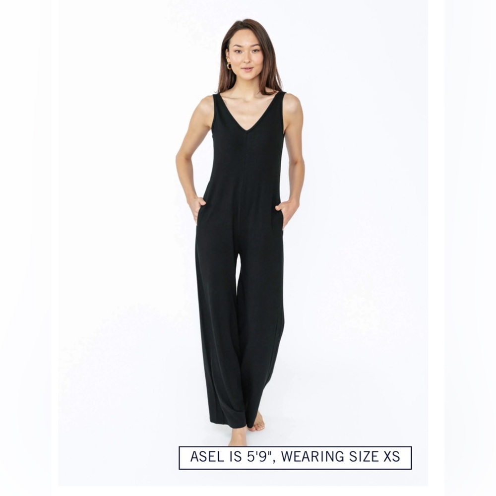 Smash + Tess Black Wide-Leg Jumpsuit
